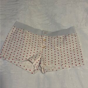 Heart Patterned Shorts
